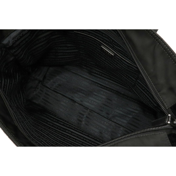 Prada 2WAY Shoulder Bag Nylon Leather Nero Black - Picture 4 of 9